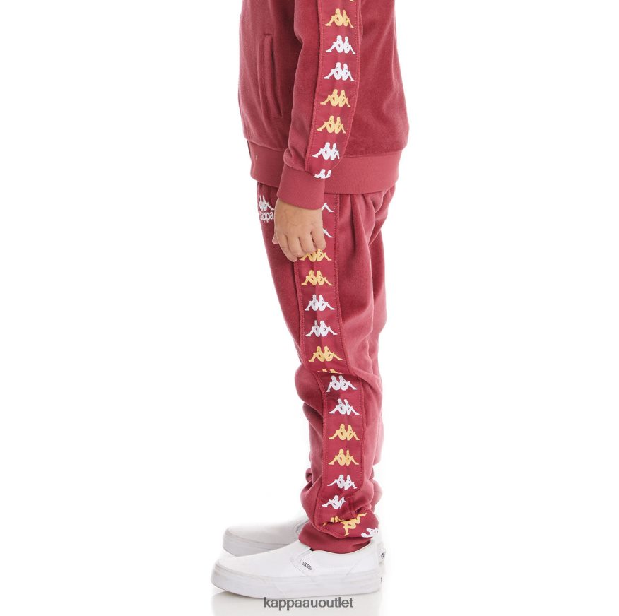Kappa Kids Kids 222 Banda Lorence Trackpants Burgundy R0HPN8490