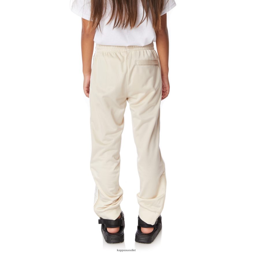Kappa Kids Kids 222 Banda Rastoriazz Trackpants Beige White R0HPN8459