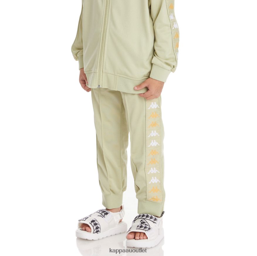 Kappa Kids Kids 222 Banda Rastoriazzin Trackpants Green Sage R0HPN8481