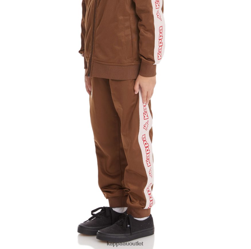 Kappa Kids Kids Logo Tape Alic 2 Trackpants Brown R0HPN8477