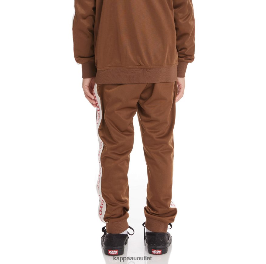 Kappa Kids Kids Logo Tape Alic 2 Trackpants Brown R0HPN8477