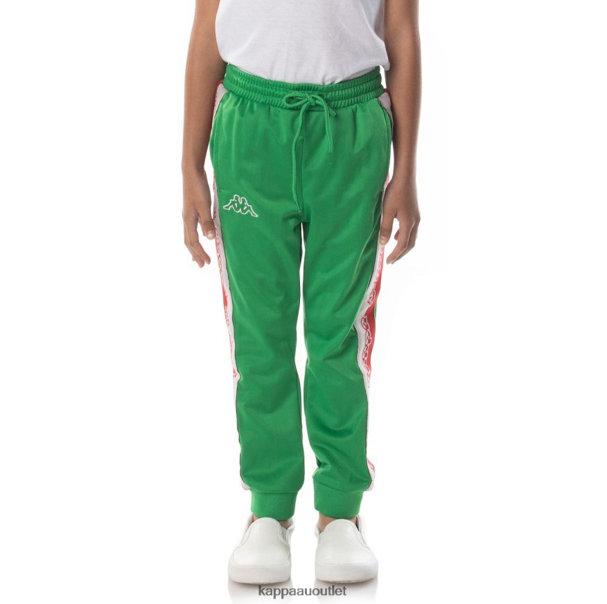 Kappa Kids Logo Tape Dalic Trackpants Green R0HPN8466