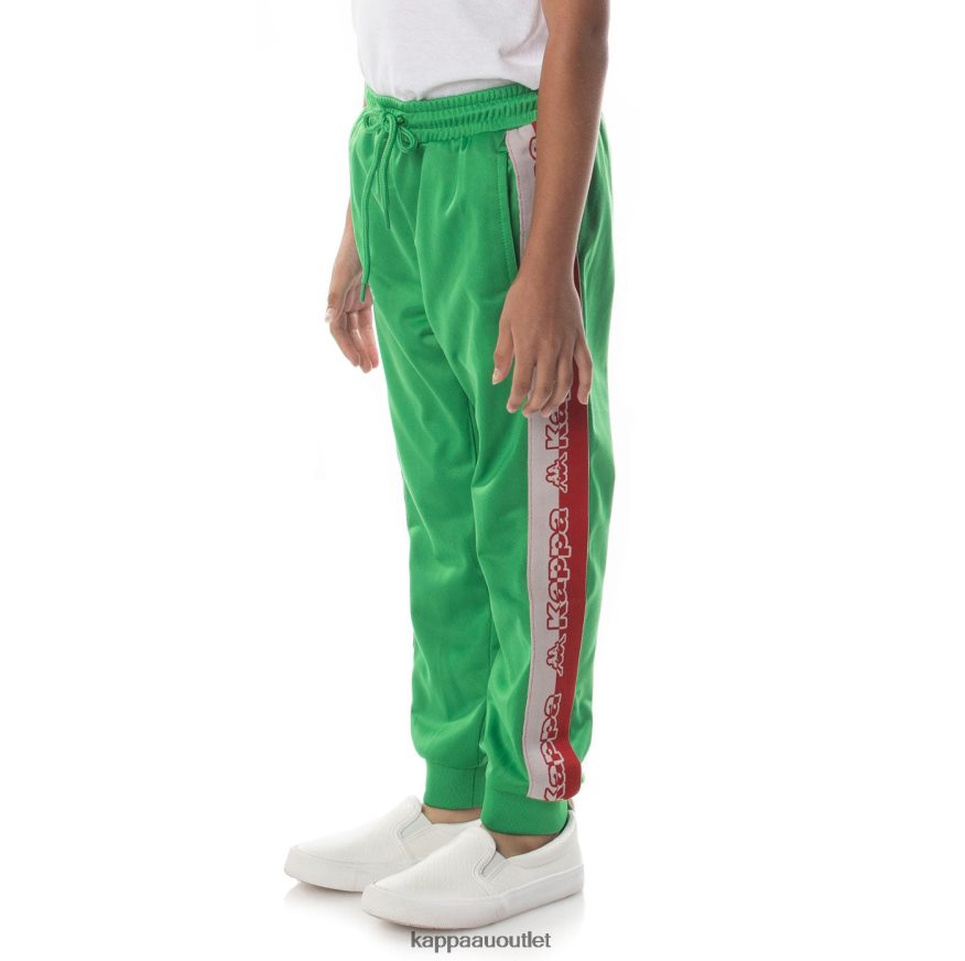 Kappa Kids Logo Tape Dalic Trackpants Green R0HPN8466