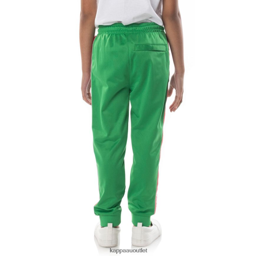 Kappa Kids Logo Tape Dalic Trackpants Green R0HPN8466