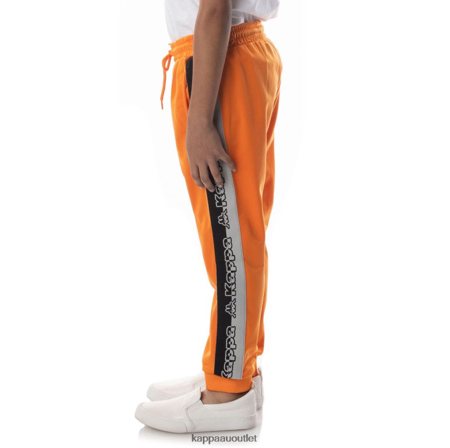 Kappa Kids Logo Tape Dalic Trackpants Orange R0HPN8467