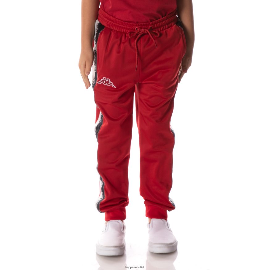 Kappa Kids Logo Tape Dalic Trackpants Red R0HPN8469