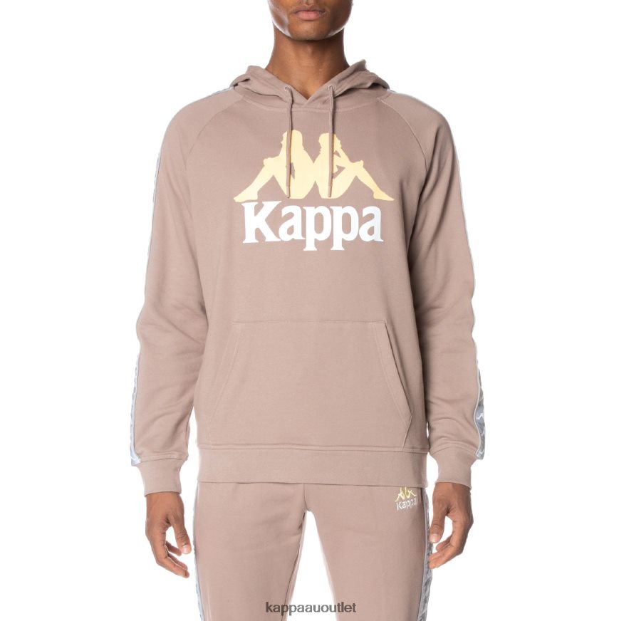 Kappa Men 222 Banda Soltium Hoodie Beige R0HPN842