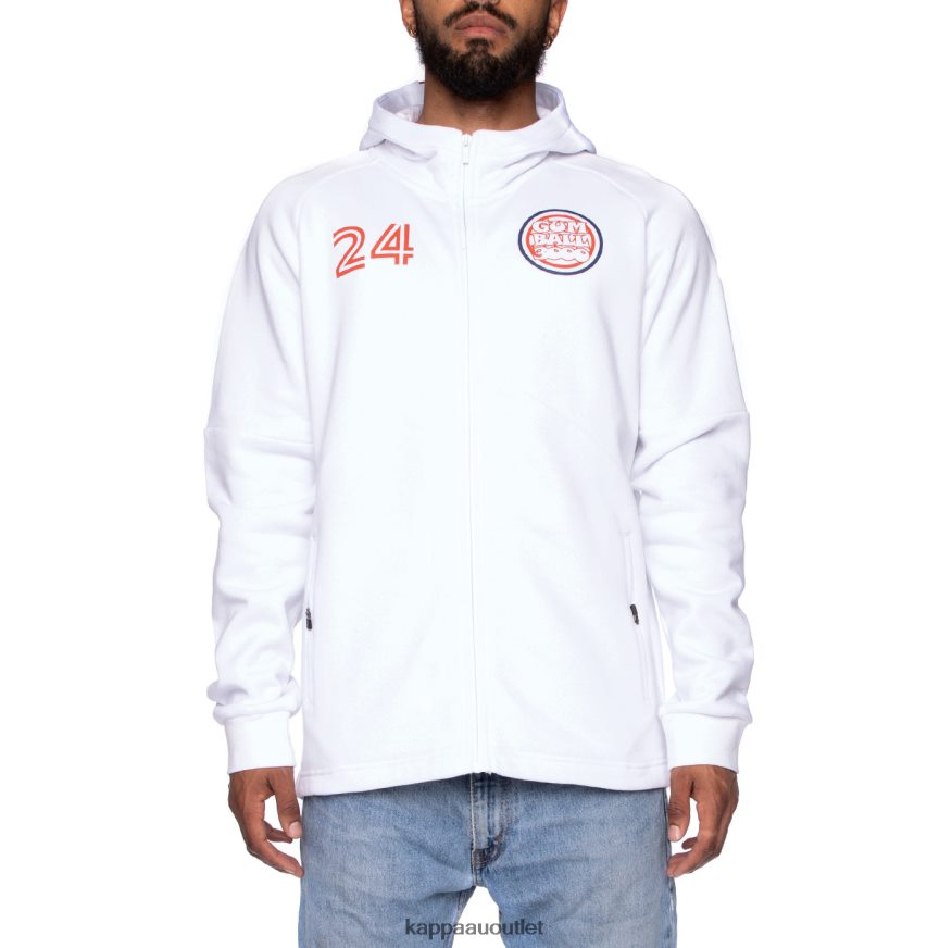 Kappa Men Authentic Carlo Gumball 3000 Hoodie White R0HPN859