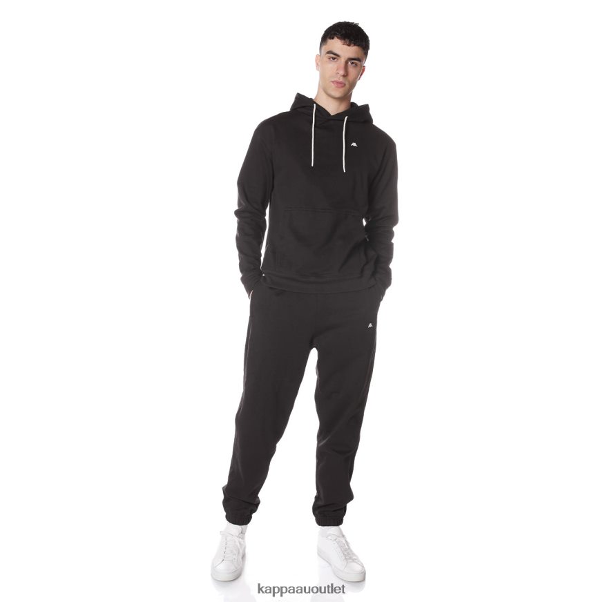 Kappa Men Robe Giovani Gramys Hoodie Black R0HPN850
