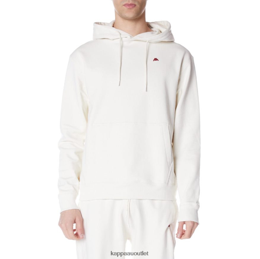Kappa Men Robe Giovani Gramys Hoodie Cream R0HPN848