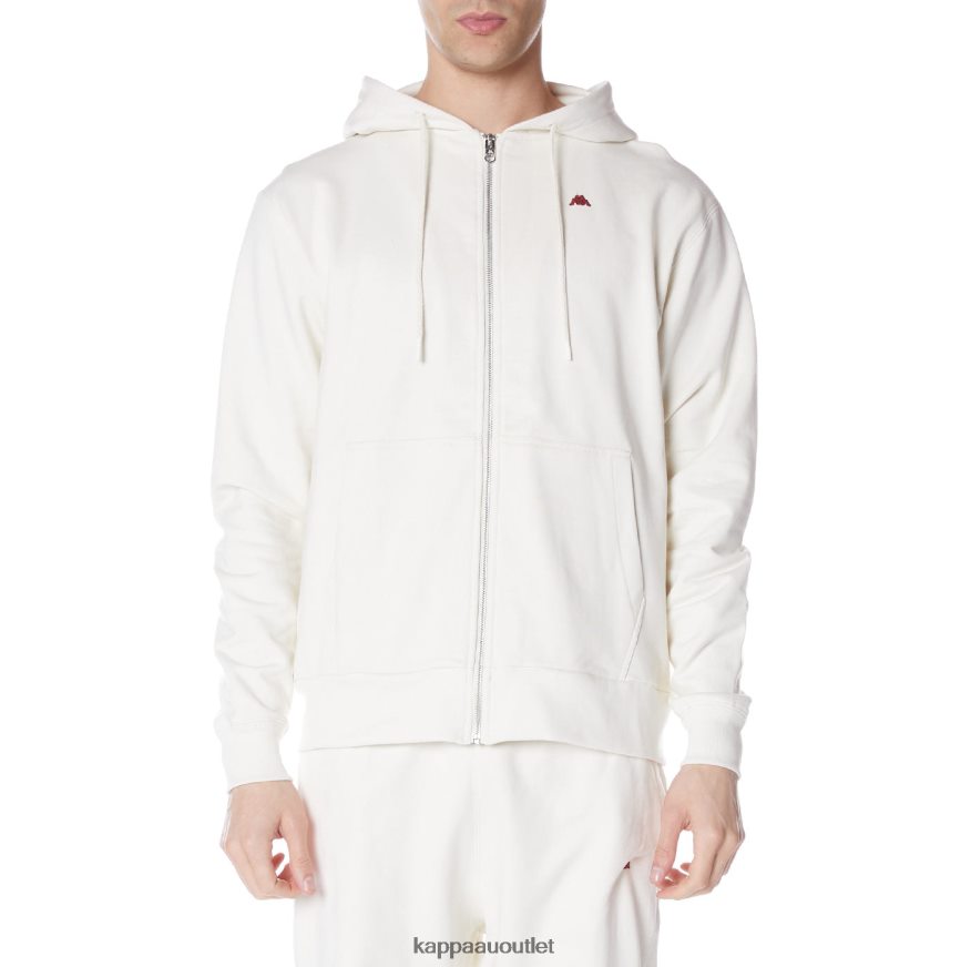 Kappa Men Robe Giovani Portos Hoodie Cream R0HPN853