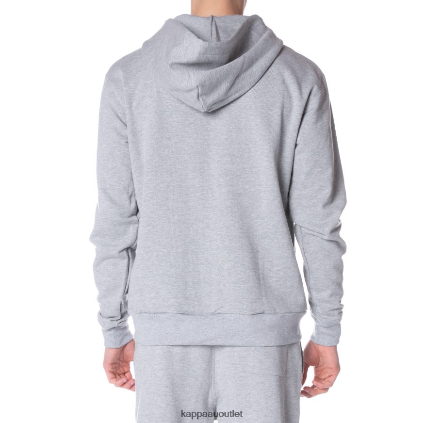 Kappa Men Robe Giovani Portos Hoodie Light Grey R0HPN852