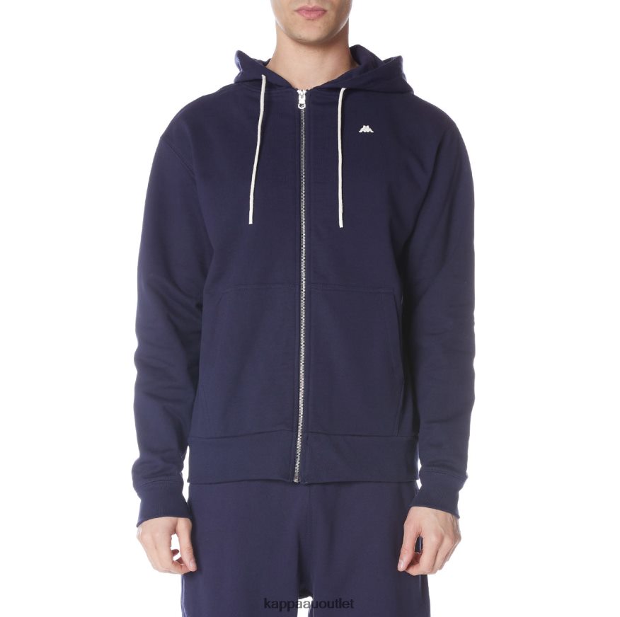 Kappa Men Robe Giovani Portos Hoodie Navy R0HPN849