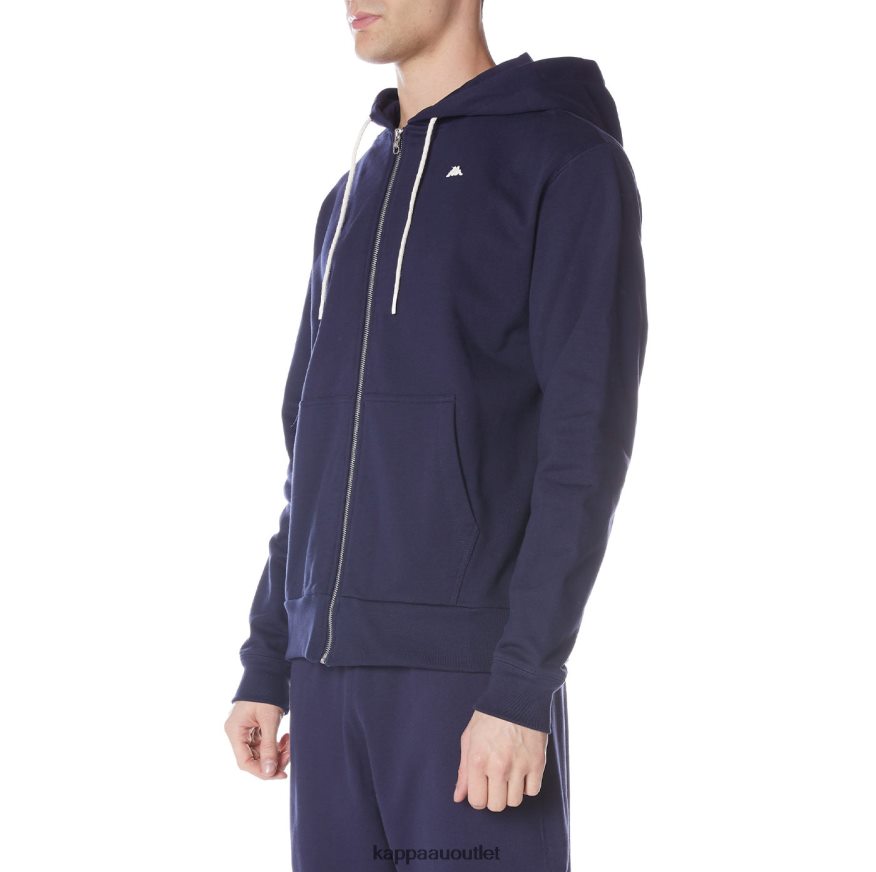 Kappa Men Robe Giovani Portos Hoodie Navy R0HPN849