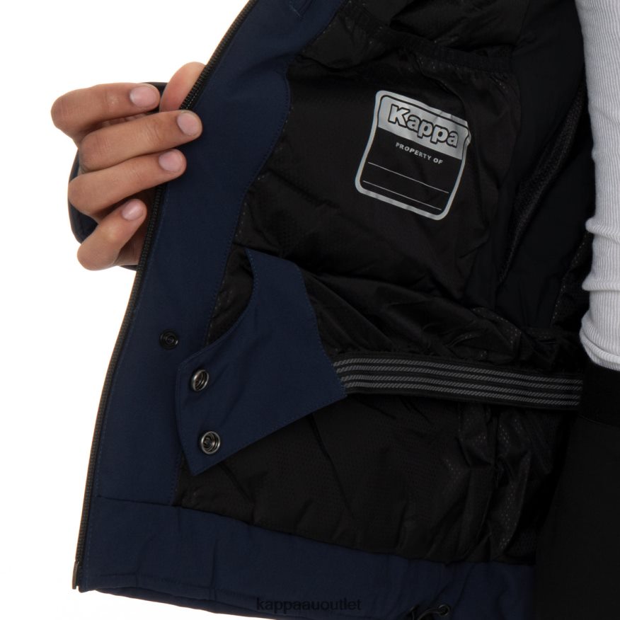 Kappa Men 6Cento 606 Ski Jacket Blue Black R0HPN882