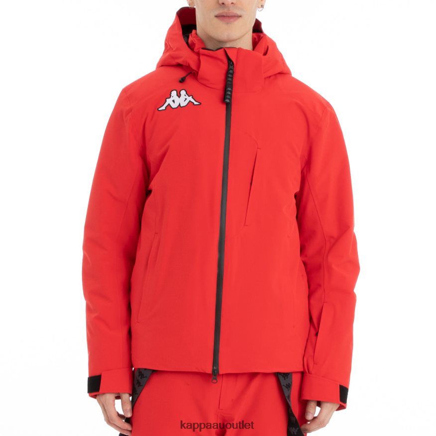 Kappa Men 6Cento 606 Ski Jacket Red Black R0HPN884