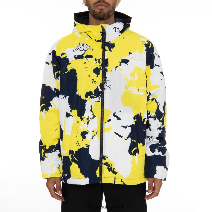 Kappa Men 6Cento 660F Ski Jacket Blue Yellow R0HPN883