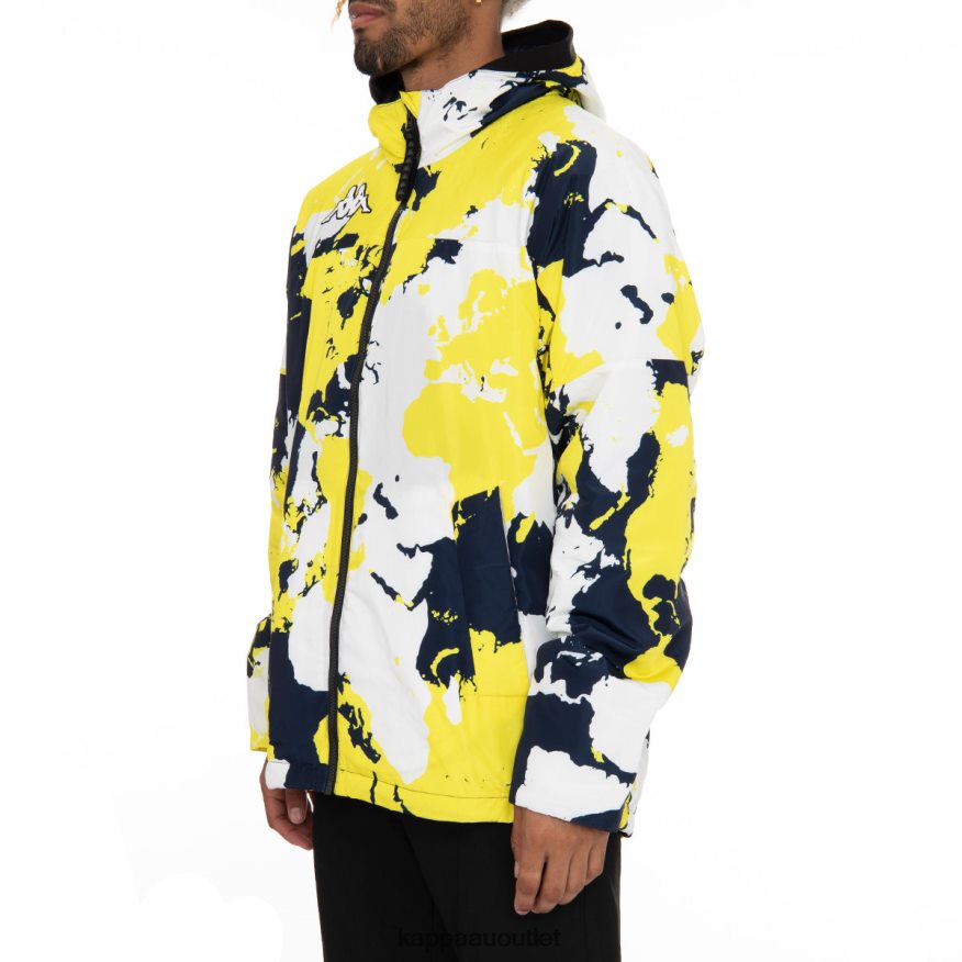 Kappa Men 6Cento 660F Ski Jacket Blue Yellow R0HPN883
