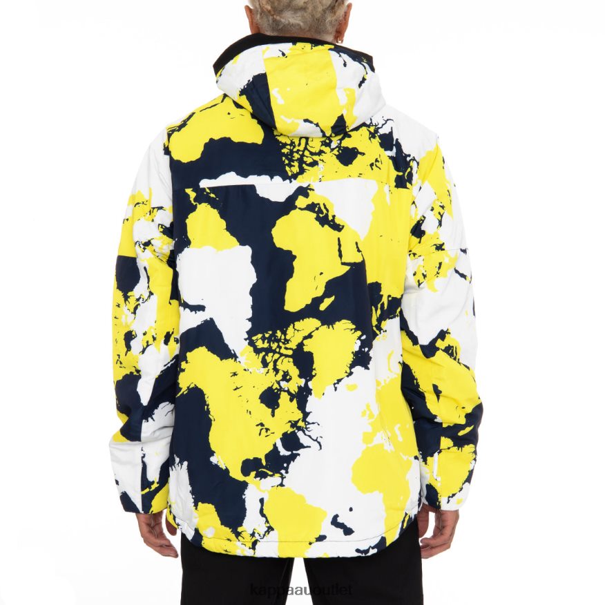 Kappa Men 6Cento 660F Ski Jacket Blue Yellow R0HPN883
