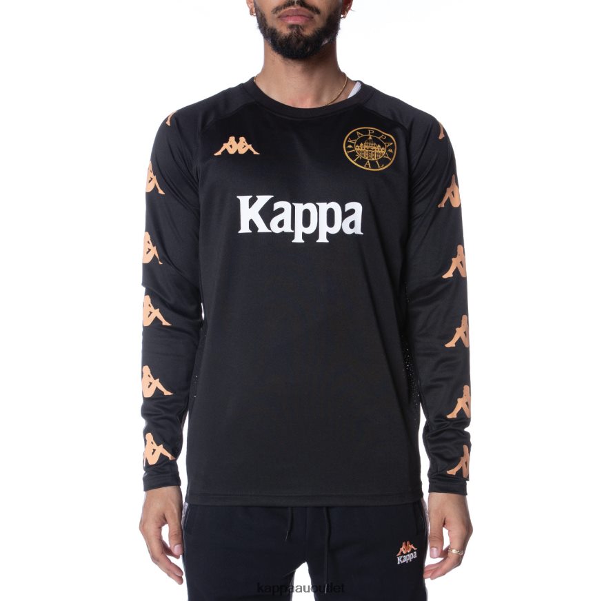 Kappa Men Authentic Frederick Jersey Jet Black R0HPN8212