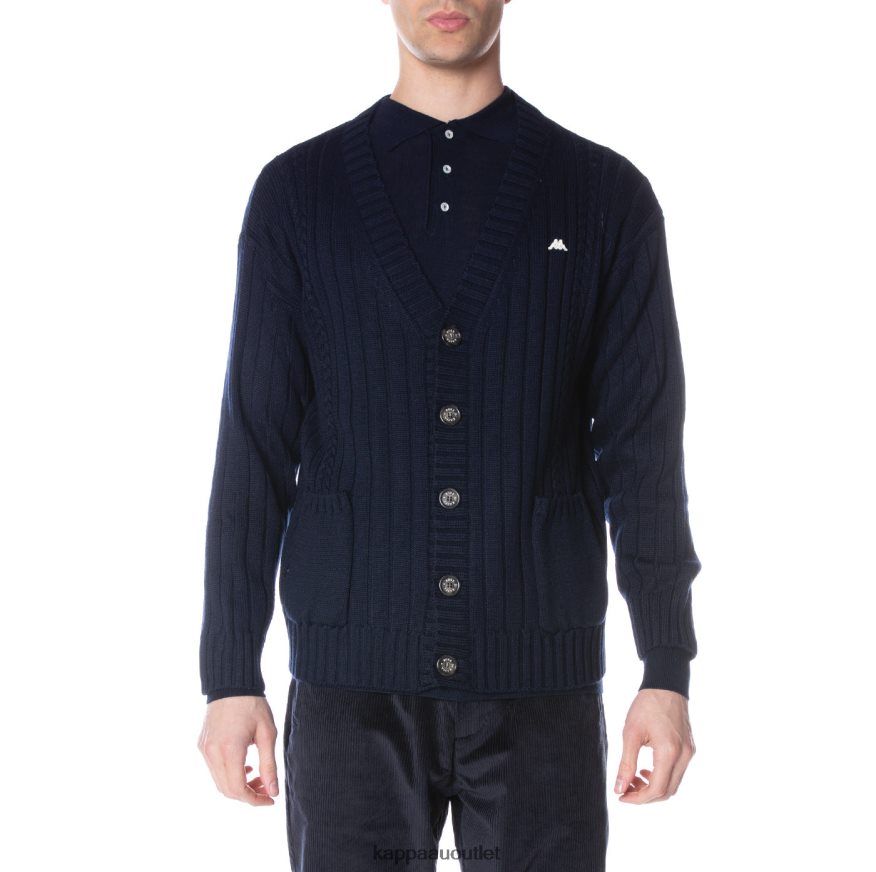 Kappa Men Robe Giovani Achird Cardigan Navy R0HPN8101