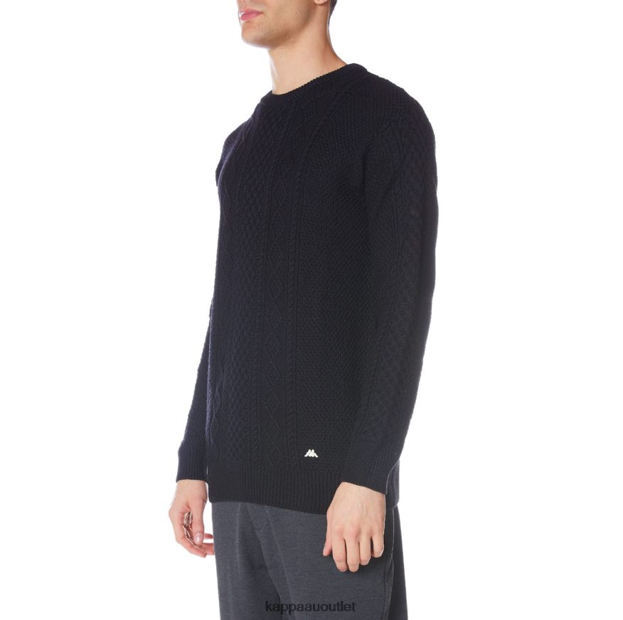 Kappa Men Robe Giovani Acrab Pullover Black R0HPN897