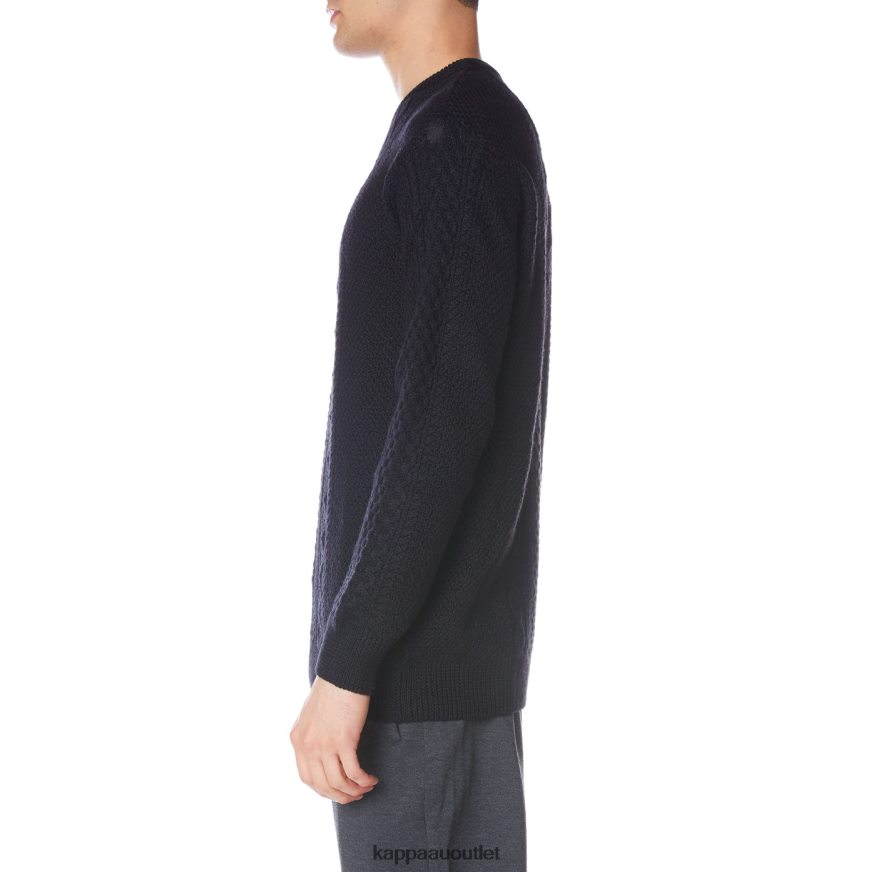 Kappa Men Robe Giovani Acrab Pullover Black R0HPN897