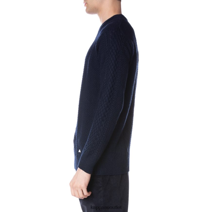 Kappa Men Robe Giovani Acrab Pullover Navy R0HPN899