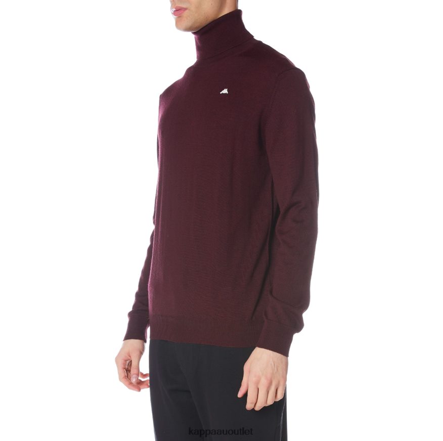 Kappa Men Robe Giovani Deiron Turtleneck Burgundy R0HPN893