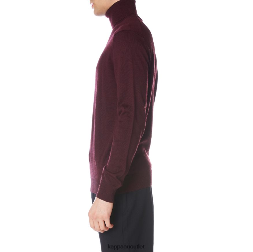 Kappa Men Robe Giovani Deiron Turtleneck Burgundy R0HPN893