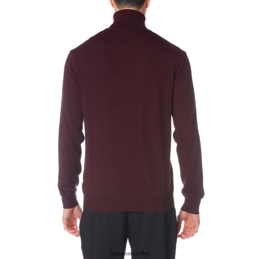 Kappa Men Robe Giovani Deiron Turtleneck Burgundy R0HPN893
