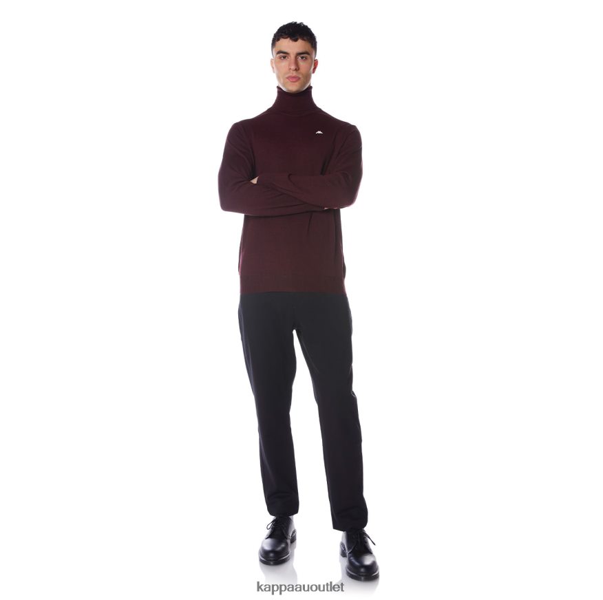 Kappa Men Robe Giovani Deiron Turtleneck Burgundy R0HPN893