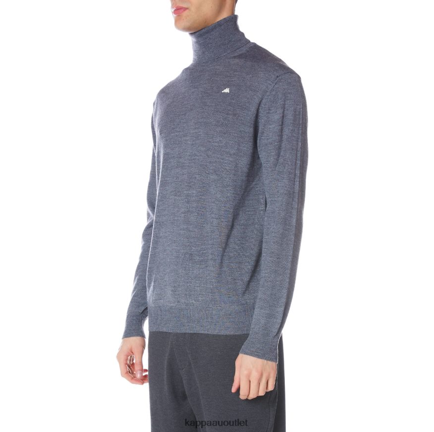 Kappa Men Robe Giovani Deiron Turtleneck Light Grey R0HPN894