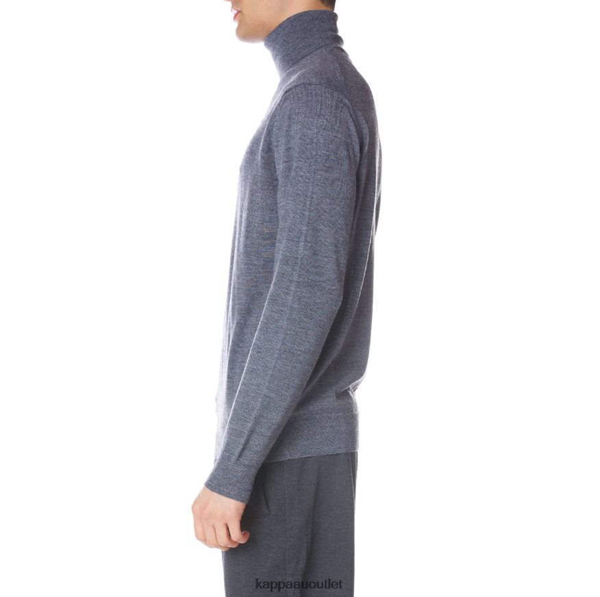Kappa Men Robe Giovani Deiron Turtleneck Light Grey R0HPN894