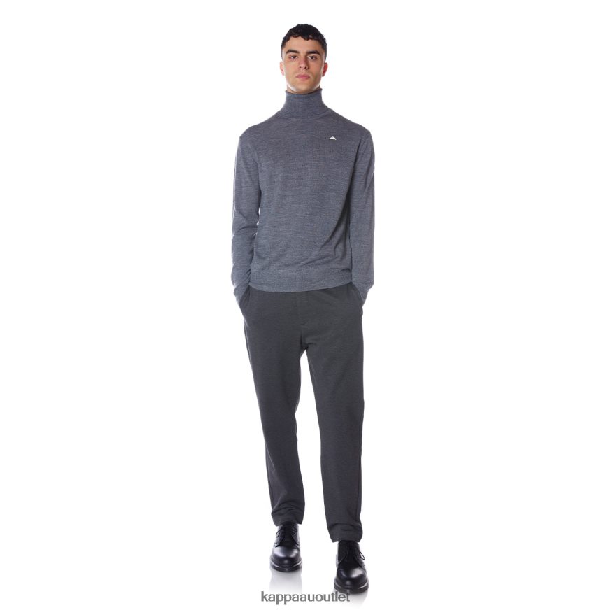 Kappa Men Robe Giovani Deiron Turtleneck Light Grey R0HPN894