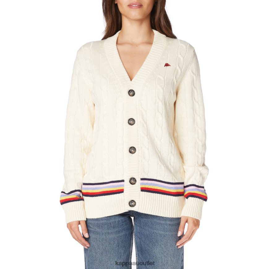 Kappa Men Robe Giovani Nihal Cardigan Cream R0HPN888