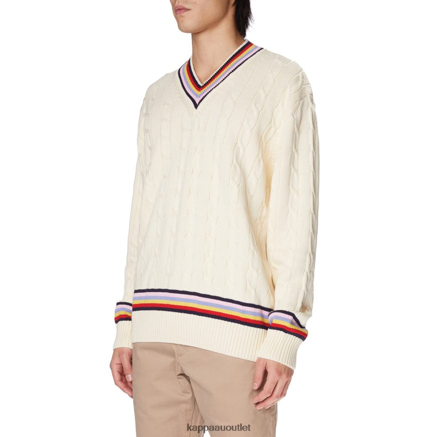 Kappa Men Robe Giovani Nunki Sweater Cream R0HPN890