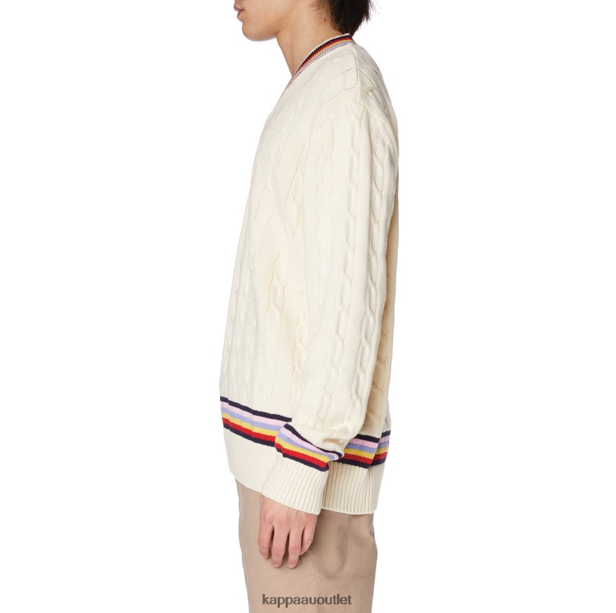 Kappa Men Robe Giovani Nunki Sweater Cream R0HPN890