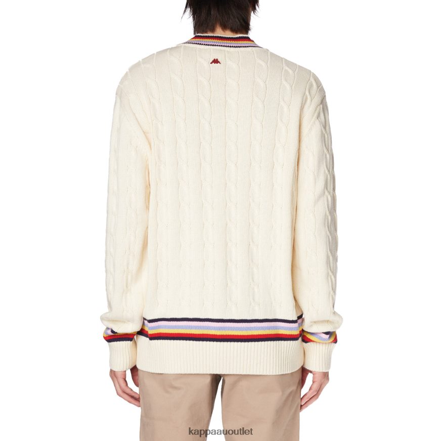 Kappa Men Robe Giovani Nunki Sweater Cream R0HPN890