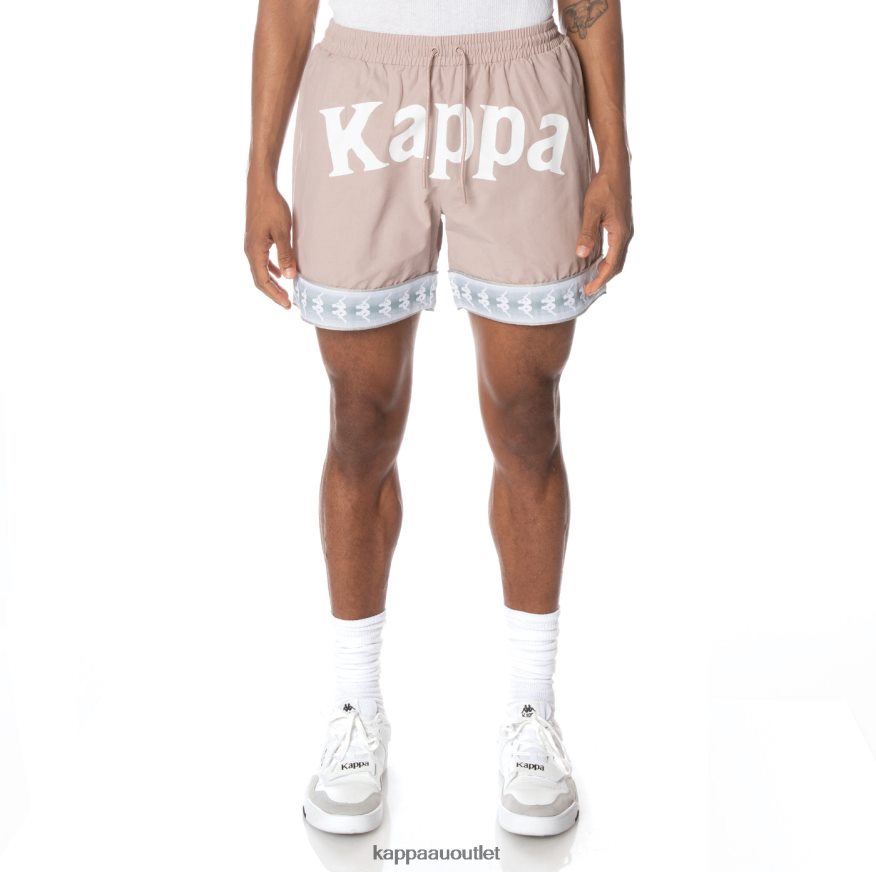 Kappa Men 222 Banda Calband Swim Shorts Beige R0HPN8250