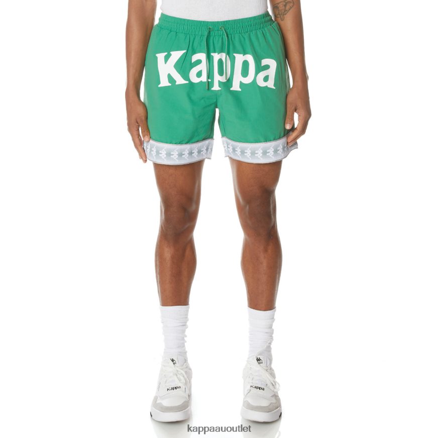 Kappa Men 222 Banda Calband Swim Shorts Green R0HPN8241