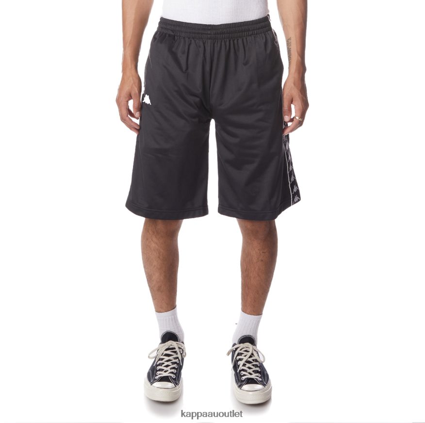 Kappa Men 222 Banda Treadwellz Shorts Black Smoke White R0HPN8258