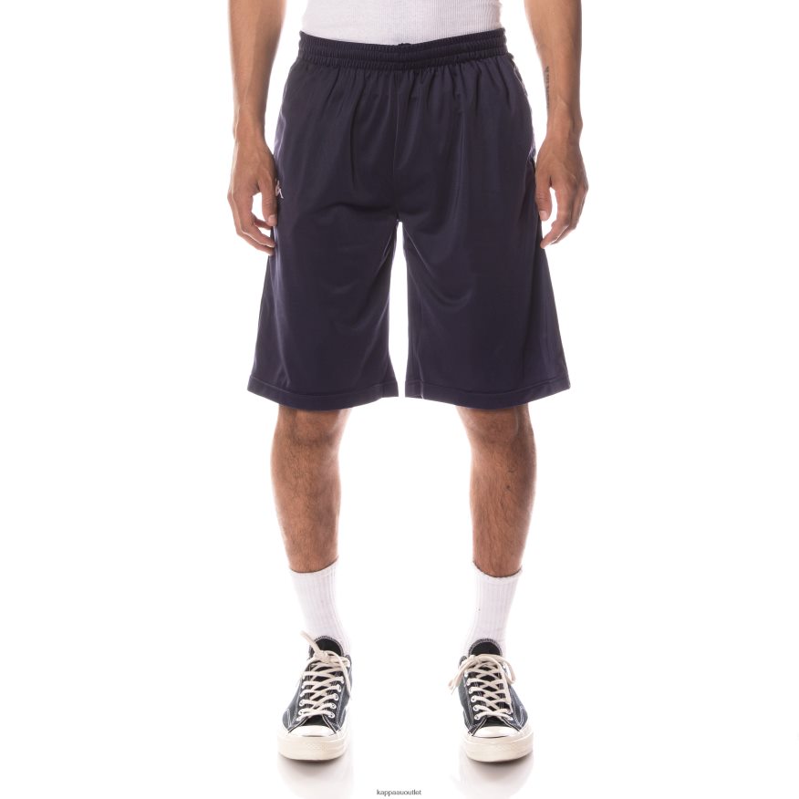 Kappa Men 222 Banda Treadwellz Shorts Navy Black R0HPN8266
