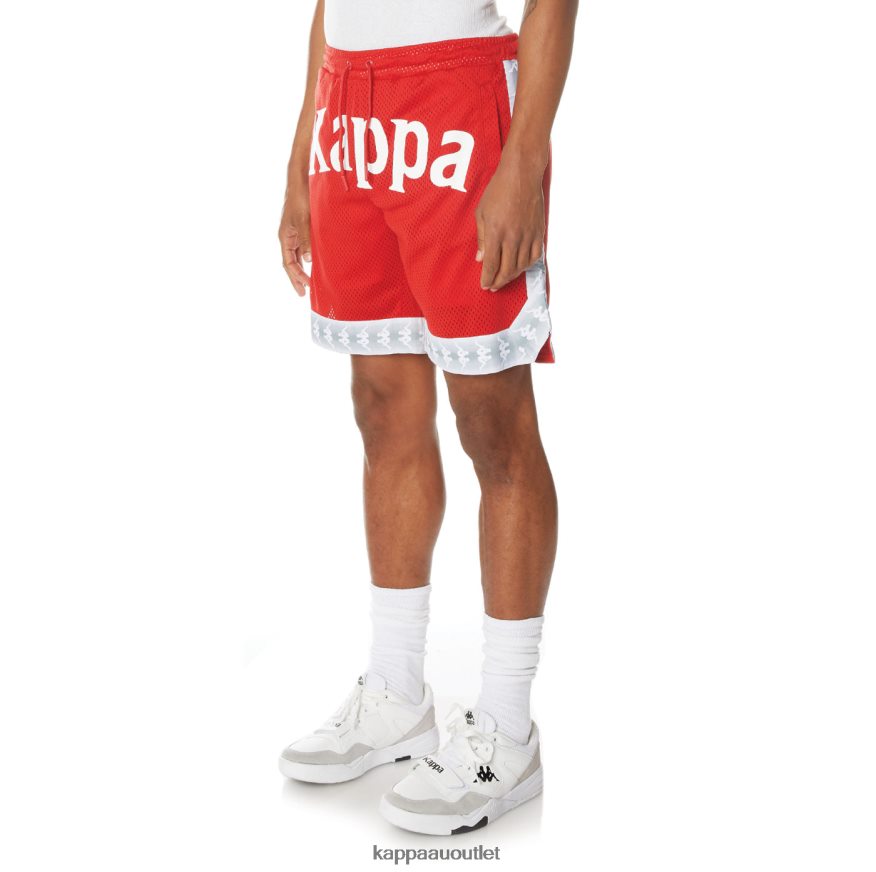 Kappa Men 222 Banda Vosker Shorts Red R0HPN8245