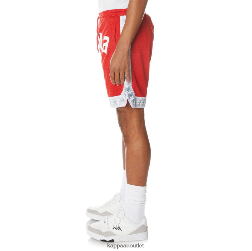 Kappa Men 222 Banda Vosker Shorts Red R0HPN8245
