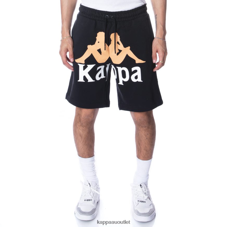 Kappa Men Authentic Anjuan Shorts Jet Black R0HPN8251
