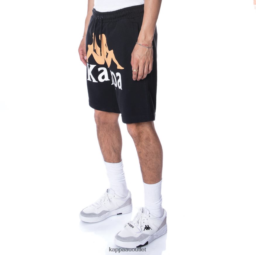 Kappa Men Authentic Anjuan Shorts Jet Black R0HPN8251