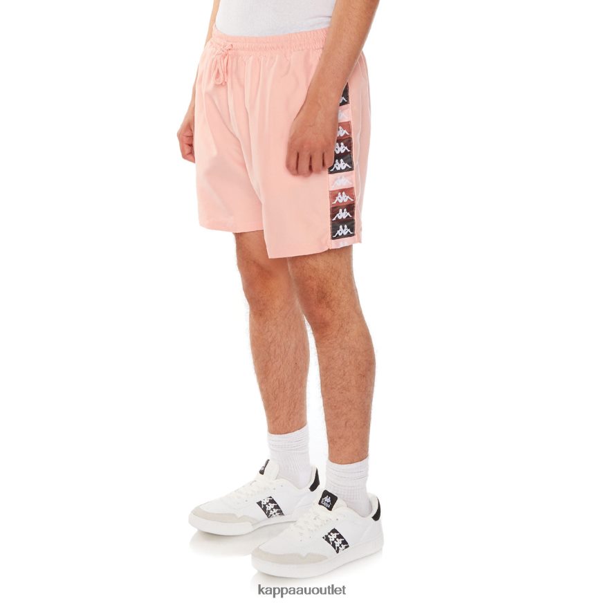 Kappa Men Authentic Grant Swim Trunks Pink R0HPN8214
