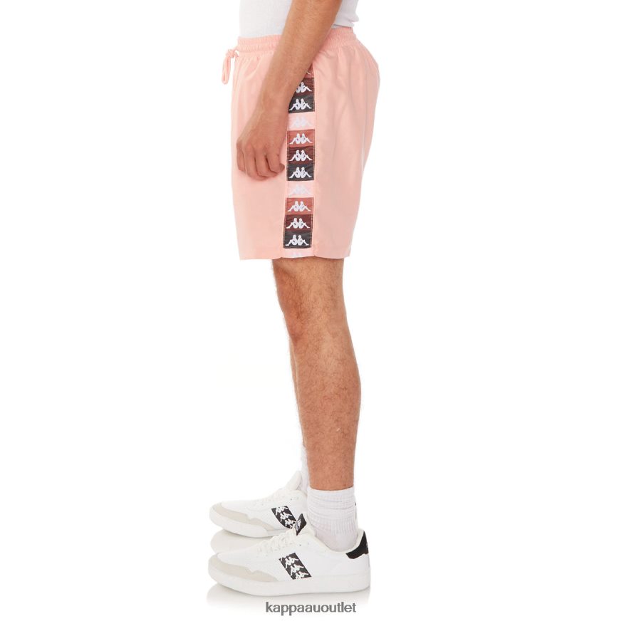 Kappa Men Authentic Grant Swim Trunks Pink R0HPN8214
