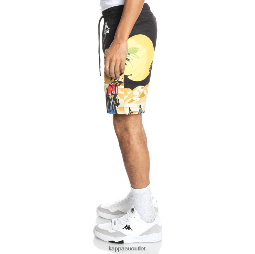 Kappa Men Authentic Oasis Shorts Jet Black R0HPN8256